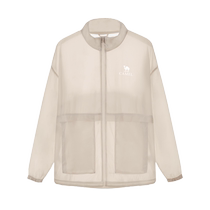 Camel Outdoor Sunscreen 2024 Spring Summer New Lady Collar upf50 Cool Sensation Skin Coat Jacket Sunscreen