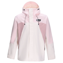 Panda Camel Jacket Women 2024 New Contrast Color Windproof Waterproof Warm Jacket Outdoor Mountaineering Top Men