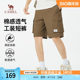 Camel Men's Cargo Shorts Men's 2024 New Summer Breathable Loose Sports Medium Pants Straight Leg Five-point Pants