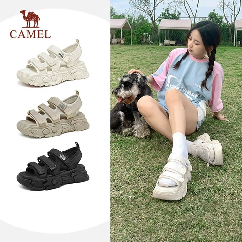 Туфли, летние спортивные сандалии на платформе, пляжная обувь на липучке