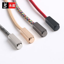 Metal Hanging Bell Tailclip Clips Pendant Buckle DIY Decorative Buttoned Rope Head Snap Sweatpants Head Cap Rope Button Rope Button Stop Rope Buttons