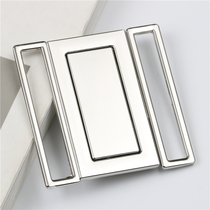 Yongsheng high-end metal belt buckle rectangular waist seal ladies down clothes flex button head diy accessories 5cm