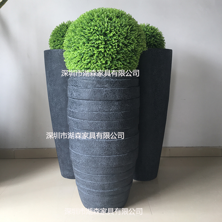 Factory direct sales of antique pastoral flower combination hotel lobby flower pot ornaments high-end villa sample house display center decorations