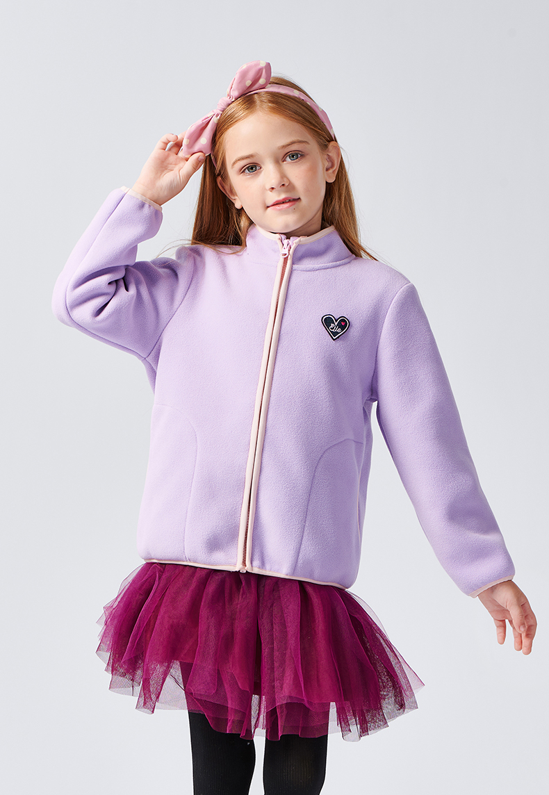 ELLE Kids 男女童 摇粒绒夹克外套 图7