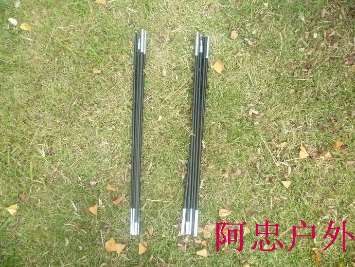 Ngoài trời lều ba người ngoài trời 3-4 người hỗ trợ cực cột thủy tinh cực sửa chữa phụ kiện ống lều 2 miếng 4 mét - Lều / mái hiên / phụ kiện lều lều du lịch