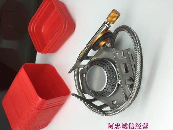 Bếp lửa ngoài trời mới cắm trại ngoài trời bếp lò chia bếp gas bếp điện tử đánh lửa bếp lò - Bếp lò / bộ đồ ăn / đồ nướng dã ngoại bếp ga mini hồng ngoại