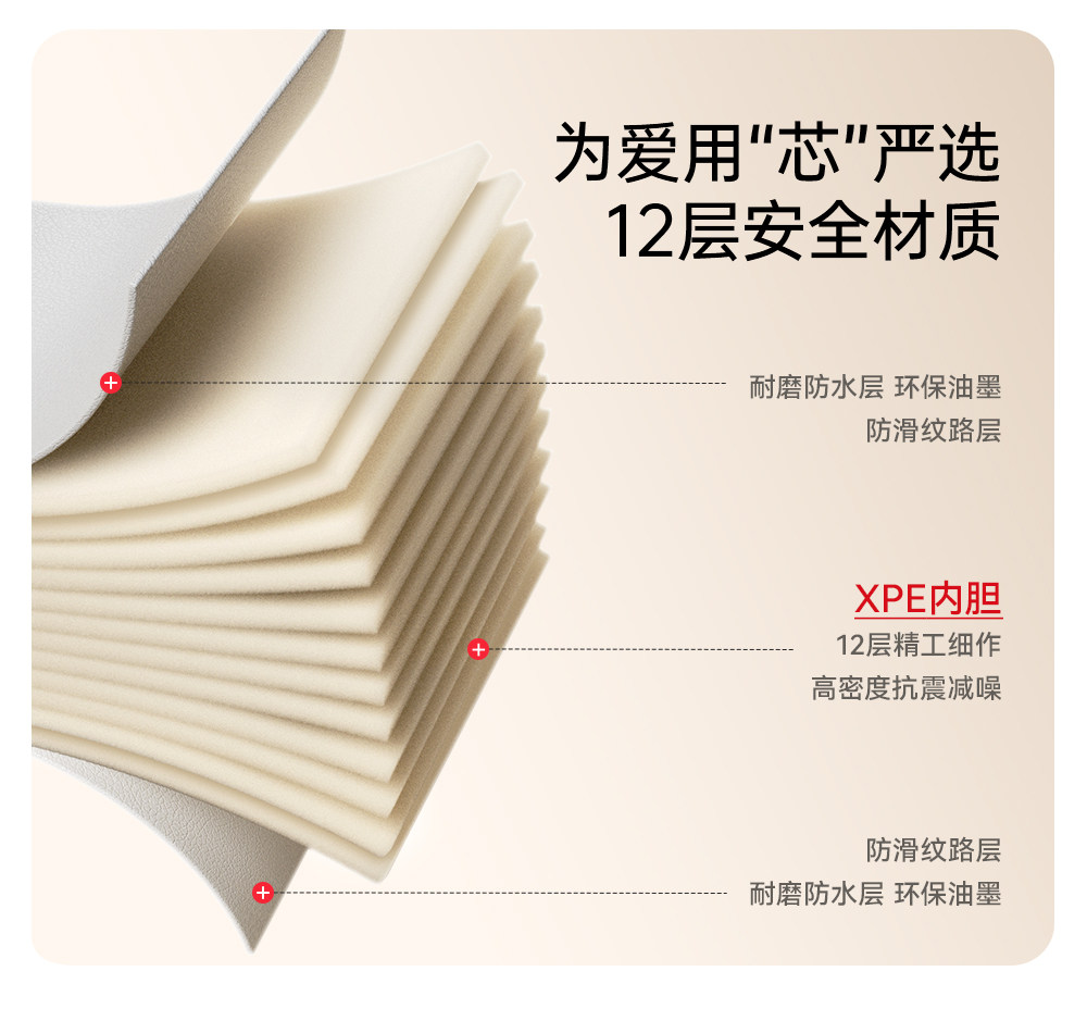 Развивающий коврик для ползания 丸丫宝宝爬行垫加厚家用婴儿童折叠爬爬垫无甲醛无味防摔客厅地垫
