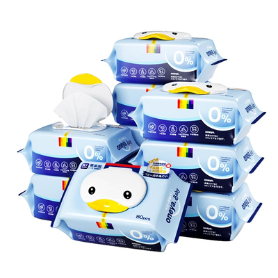 婴儿湿巾80大包装特价