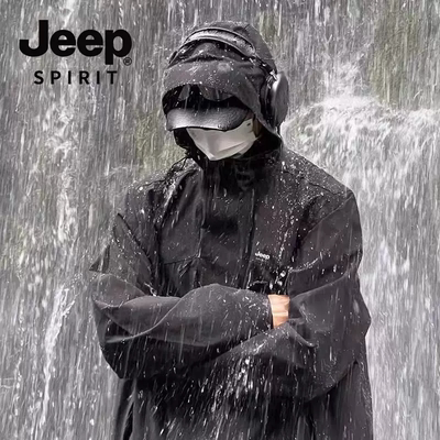 JEEP SPIRIT冲锋上衣三合一防风防水耐磨户外进藏旅游登山滑雪