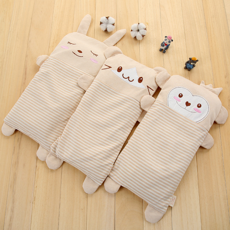 Baby pillow 0-1-3-6 years old cotton four seasons universal children 2 kindergarten children children baby head pillow