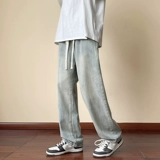 Tide, джинсы, штаны, ретро повседневные брюки, в американском стиле, свободный прямой крой