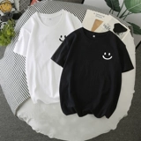 Хлопковая летняя трендовая футболка для отдыха, трикотажный свитер, оверсайз, размер