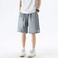 Светло -голубой 【тонкий стиль мягкий деним】