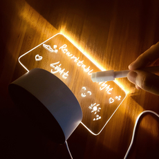 лампа note board creative led night