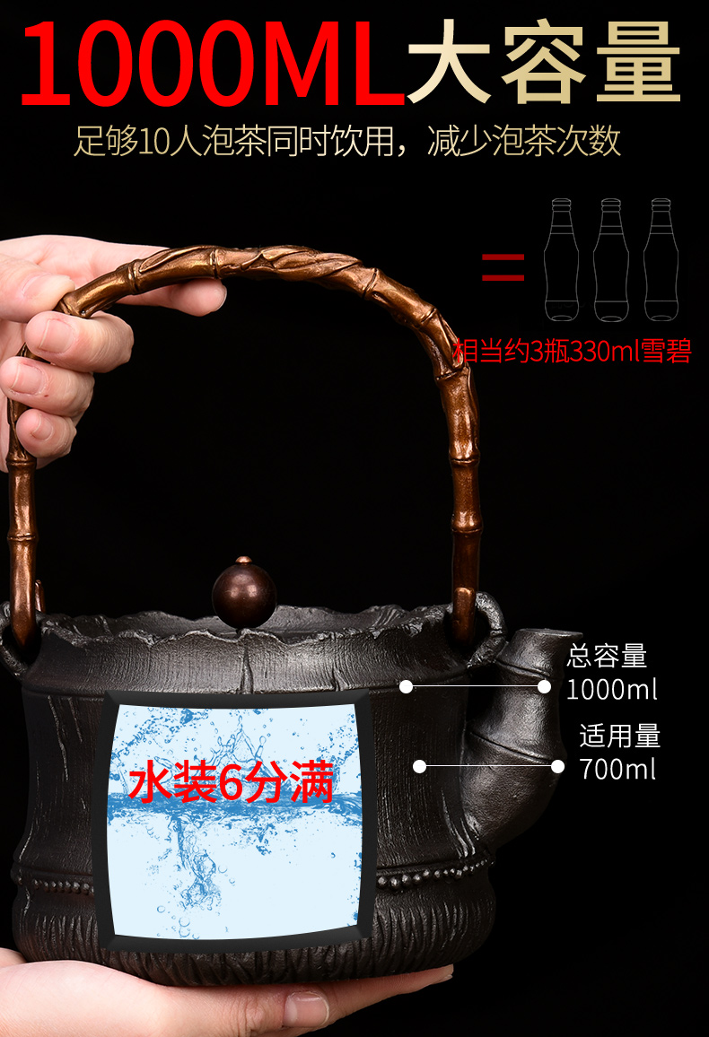 HaoFeng suit the electric TaoLu boiled tea, the iron pot, kettle household small imitation, checking out iron kettle boiling kettle