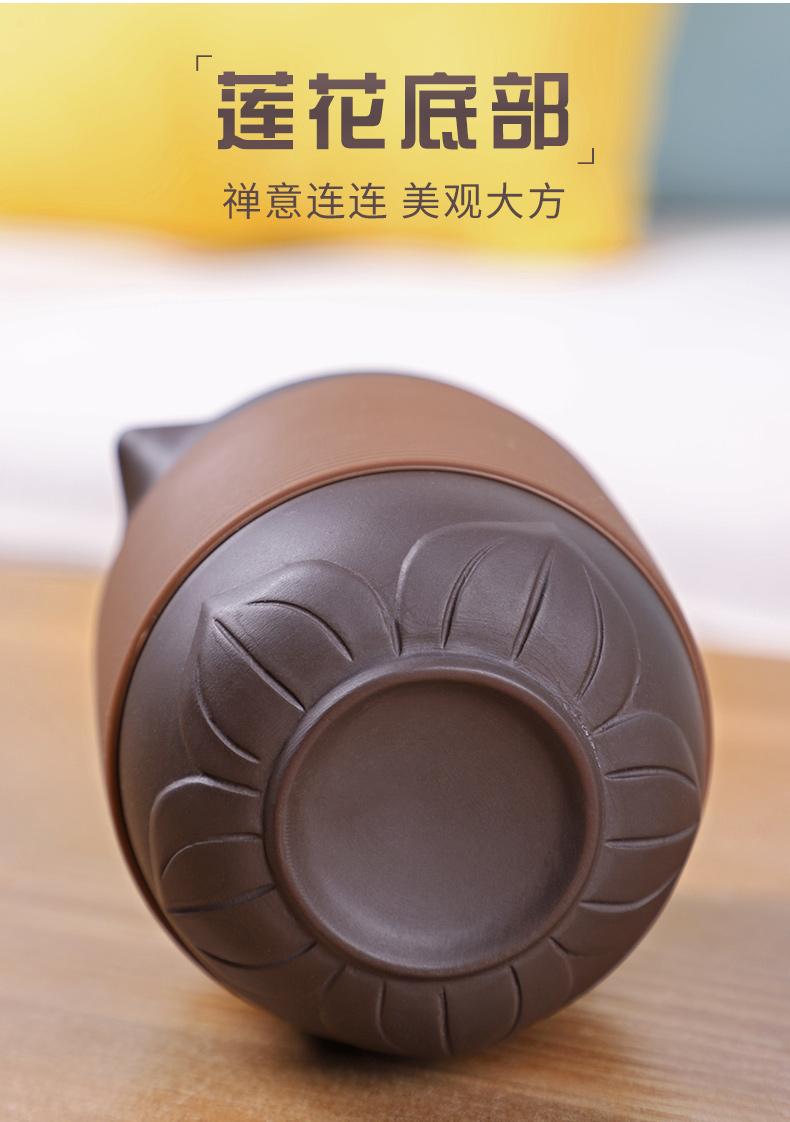 HaoFeng purple sand tea set travel kung fu suit household is suing portable one - piece the receive contracted travel tea set