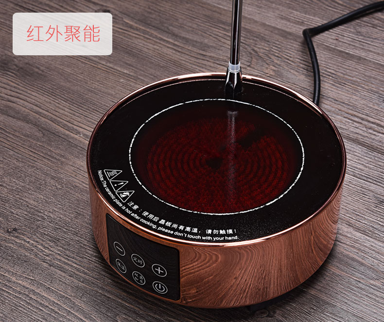 HaoFeng electric TaoLu boiled tea, heat resistant black crystal plate thickening glass teapot the boiled tea, the electric TaoLu suits for