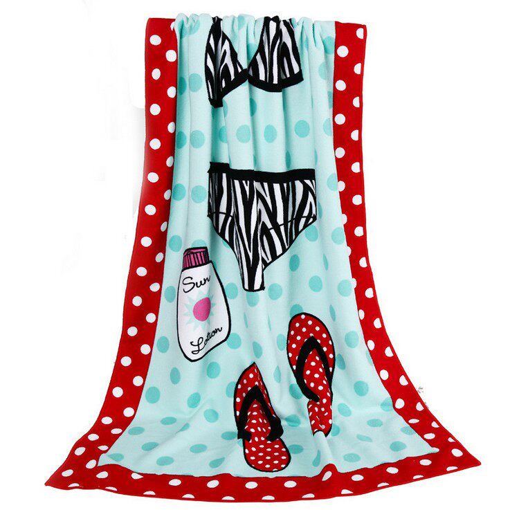 New cartoon cute bath towel soft bandeau beach towel absorbent adult bath towel