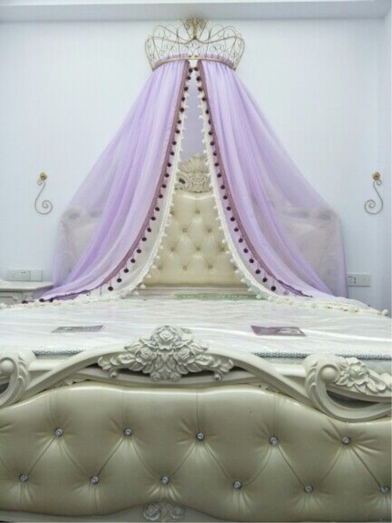 Giường mới, giường, mạng che mặt, công chúa, cung điện châu Âu, bóng tóc lãng mạn, màu đỏ Bắc Âu Mỹ, khung cao cấp