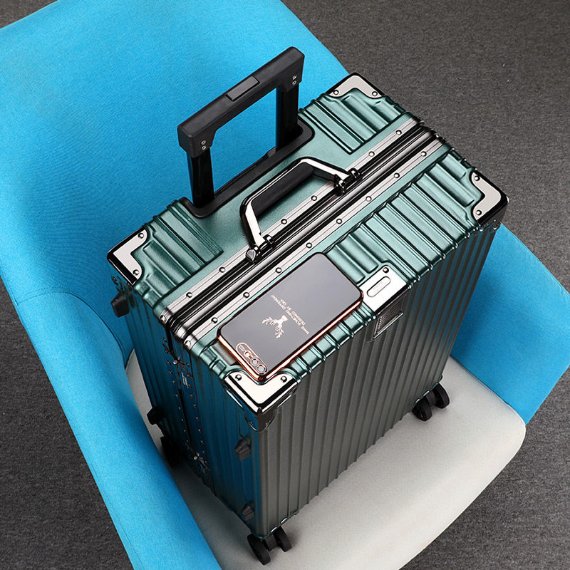 Shiwei kangaroo luggage aluminum frame mute universal wheel student suitcase trolley case men and women light password suitcase