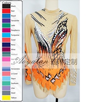 Professional custom-made cheerleading clothing group performance clothing cheerleading girls and childrens cheerleading aerobics performance clothing