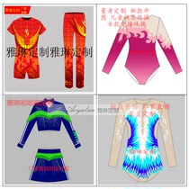 Yalin customized artistic gymnastics uniforms cheerleading competition clothing competitive gymnastics clothing training performance performance girls