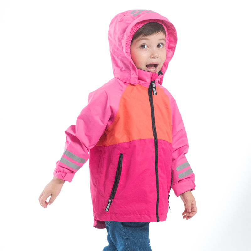 Spring and Autumn Professional Children's Storm Jacket Windproof rainproof Boys and girls outdoor hiking clothes Nordic eco-friendly clothing