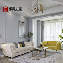 Postmodern minimalist cloth Sofa Villa living room Full house furniture Custom small family light lavish style board room spot