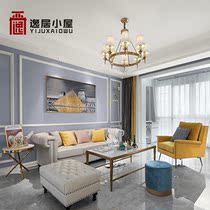 Postmodern light and luxurious sofa combined white minimalist American-style Nordic style Living room decent board room furniture