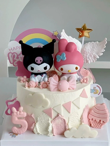 День рождения торт декоративные мелити kt cat cat halloween cool mikuelomi кукол, выпечка десерта,