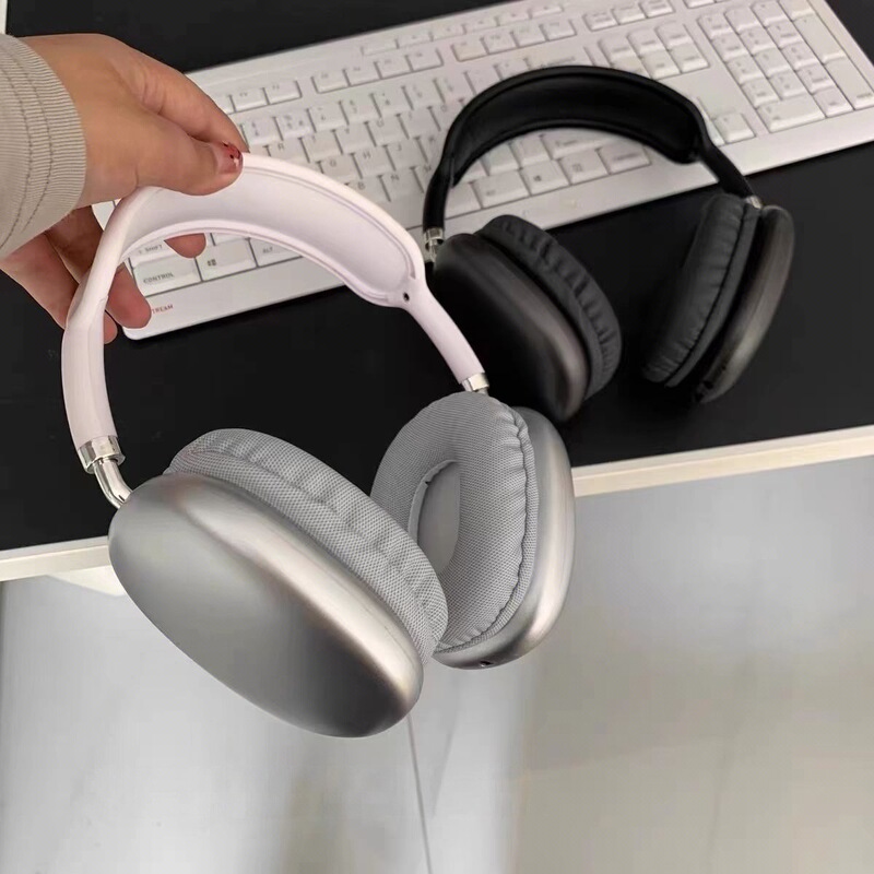 Headphones Photo Studio Props Model Decoration High-Value Cute White Tiktok Children's Little Girl Student