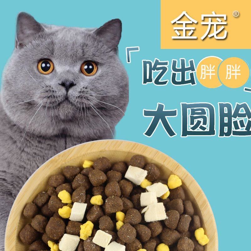 Freeze-dried cat food fattening and gill forming cat kitten milk cake American and British short fish meat low oil and low salt natural cat food cat staple food