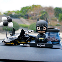 High-end car ornaments cartoon cute Batman shaking head doll creative personality car aromatherapy decorations