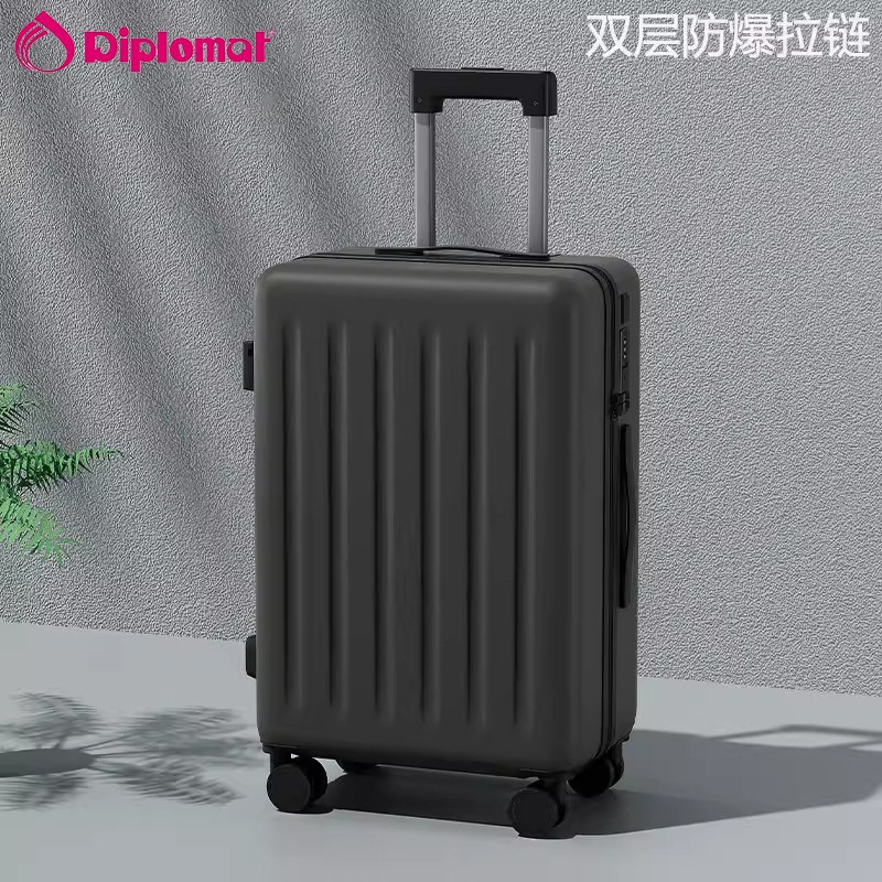 Diplomat New Multifunctional Suitcase Student Female Trolley Case Silent Durable Password Box 24inch Male Travel Suitcase