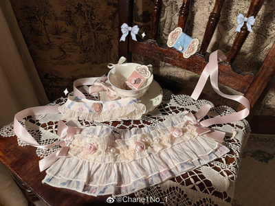 taobao agent Tail Fight*Secret Rose Garden Small Collection*Moon River lolita hair band hat collar