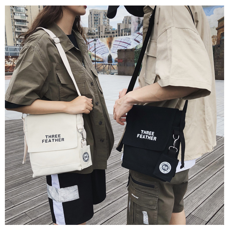 Tide thương hiệu túi vải trong túi Messenger nam túi thể thao giản dị Sinh viên Hàn Quốc Nhật Bản túi nhỏ túi đeo vai - Túi của con người túi xách chanel