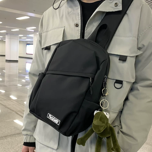 Мужская нагрудная сумка, сумка на одно плечо, сумка через плечо для отдыха, небольшая сумка, ткань оксфорд