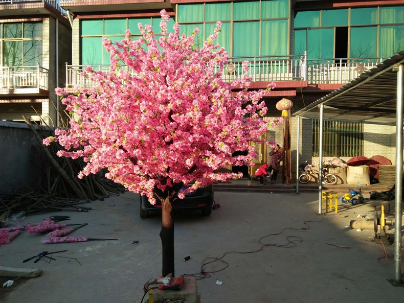 Cây đào giả mô phỏng cây đào lớn mô phỏng cây anh đào mô phỏng cây đào muốn cây đào trang trí - Hoa nhân tạo / Cây / Trái cây giả hạc đột biến