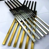 Длинная полоса -металлическая металлическая из нержавеющая сталь мозаичная плитка зеркальная барра