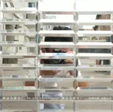 Стеклянная мозаика, серебряная головоломка на стену, зеркальный эффект