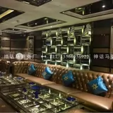 3D Трехмерная светящаяся металлическая чувствительная настенная настенная наклейка KTV Отдельная комната красочная световая настенная кирпичная пленка и телевизионный фон стены украшения