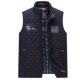 2018 mùa thu đông mẫu Kendy cá mập nam vest nam cotton phần cổ áo vest cotton kích thước lớn áo khoác nam giản dị áo khoác mùa hè nam