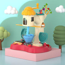 Piggy clay noodle machine male baby Plasticine mold tool children ice cream Clay girl handmade toy