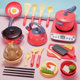 Children's play house kitchen simulation chef cooking toy