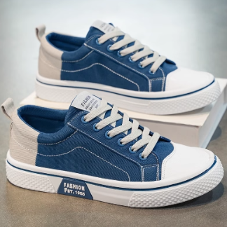 帆布男鞋2025新款冬季休闲百搭低帮板鞋