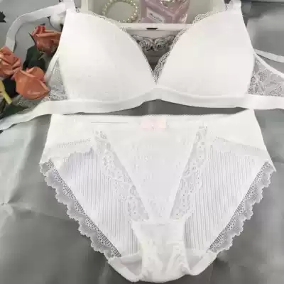 Black and white breastfeeding underwear set pregnant women underwear bra pregnancy cotton breastfeeding anti-sagging gathered to take pregnancy photos