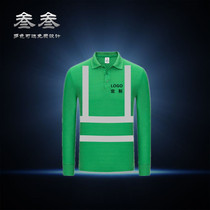 Reflective T-shirt long sleeve traffic safety clothesMen and women managers work clothesConstruction clothesConstruction clothesConstruction clothesConstruction