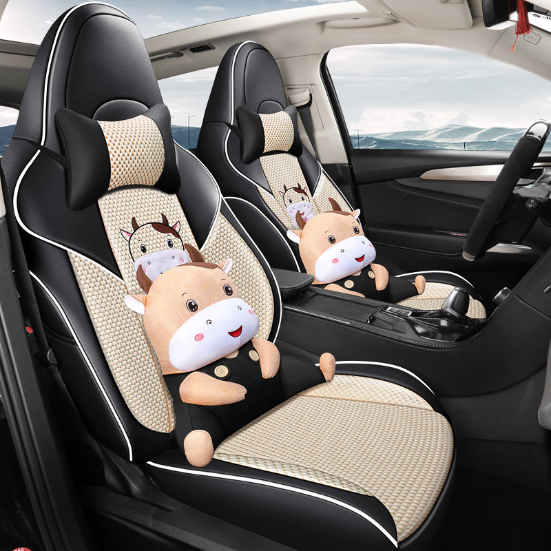 Custom car seat cover collar gram series Chang'an unitcs75 Volkswagen poloplus special cushion cartoon-Taobao