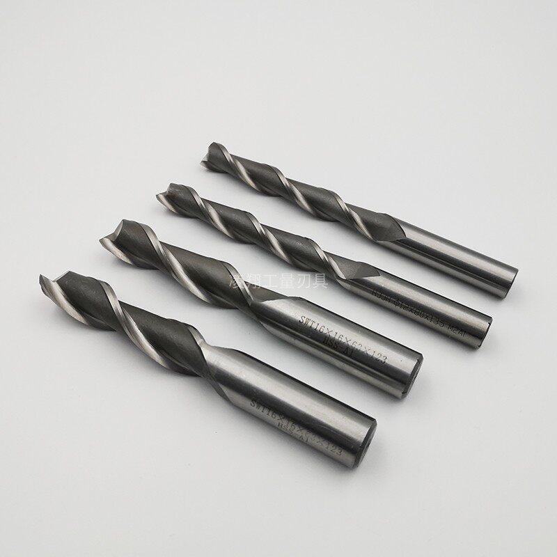 Southwest White Steel 2F2 blade straight handle lengthened non-standard 2 3 4 5 6 7 8 9 10 12MM25mm keyway milling cutter