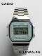 卡西欧CASIO A168WA-3A新款方块七年电力带闹钟秒表防水电子手表
